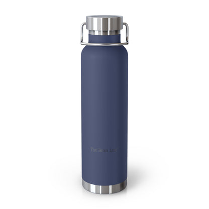 The Bean Lux™ Premium Water Bottle, Copper Vacuum Insulated 22oz - Stylish + Functional, 3 Colors