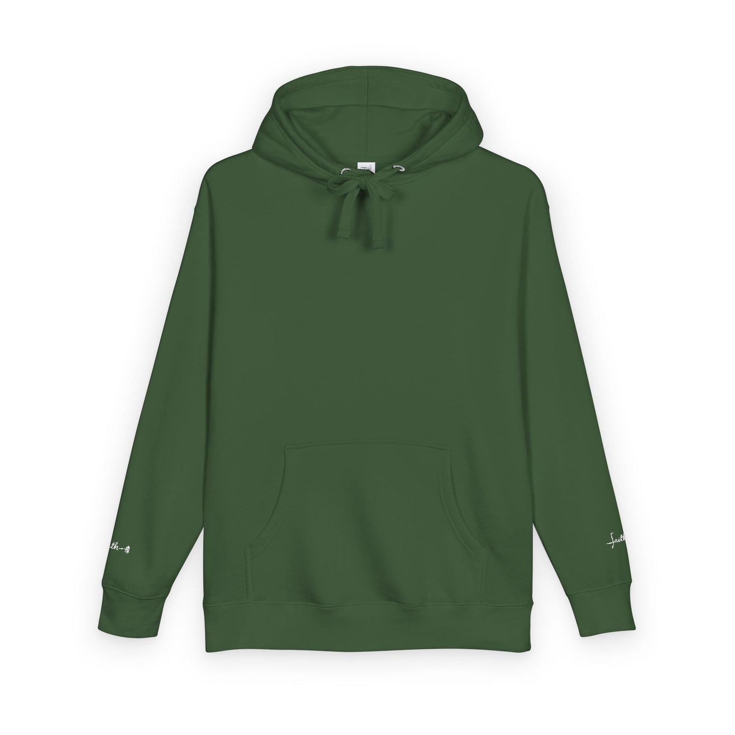 Minimalist Unisex Fleece Hoodie -Faith