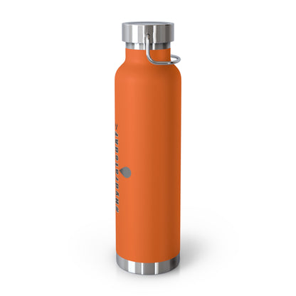 The Bean Lux™ #HydratedAF Custom Copper Vacuum Insulated Water Bottle 22oz, Outdoor Water Bottle, Your Initials
