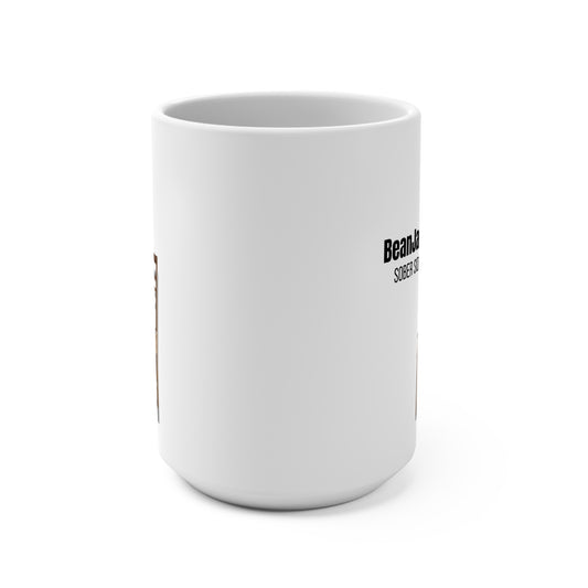 BeanJamin™ Sober Sidekick Mug – Featuring Our Custom Engineered Recovery ChatGPT, by The Bean Grind