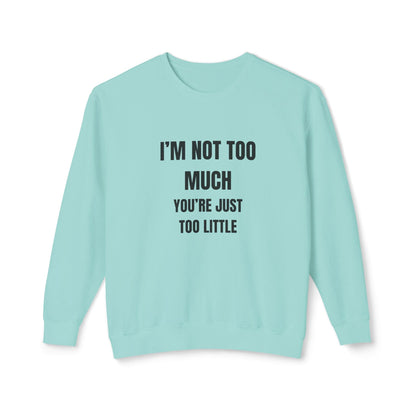 Adult Humor Heavy Weight Sweater - Fun Size F*CK BOYS Printify
