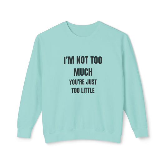 Adult Humor Heavy Weight Sweater - Fun Size F*CK BOYS Printify