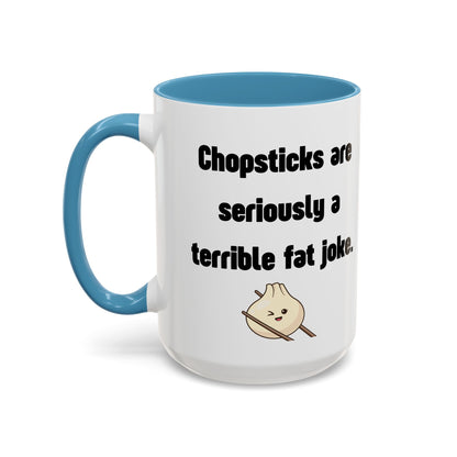 Von TikTok inspirierte Tasse mit buntem Akzent