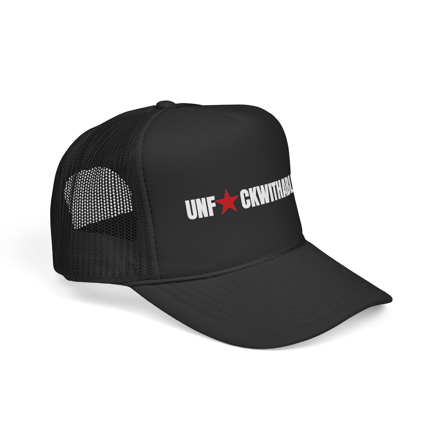 UNF★CKWITHABLE-ISH Trucker Hat, by The Bean Grind