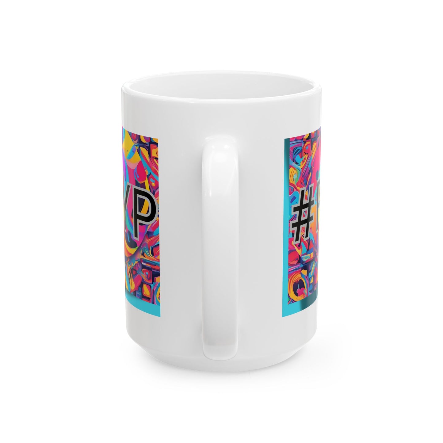 Keramiktasse mit TikTok-Motiv