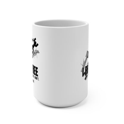 Sobriety Mug, I Broke Free, Black Edition + Custom Sober Date