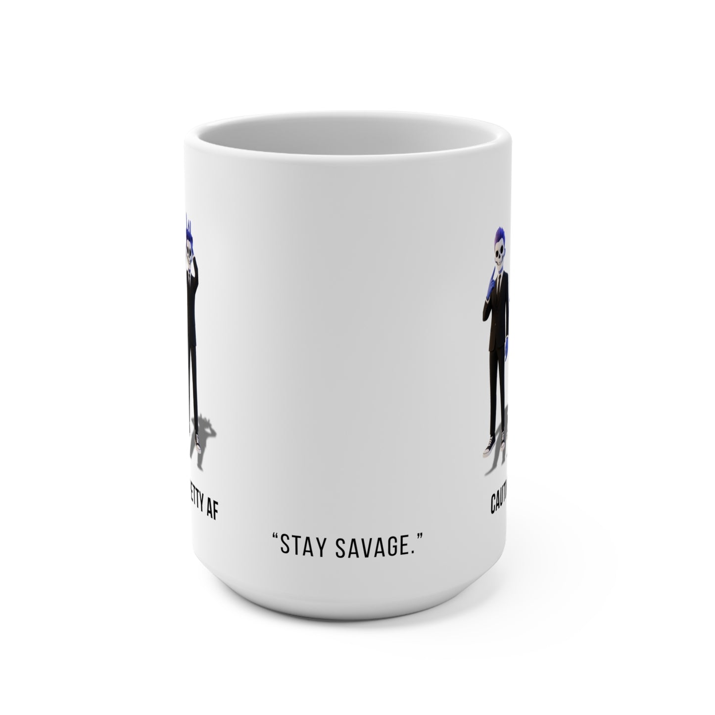 Funny Branded Mug, Ionic Skeleton BeanJamin + His Brothers