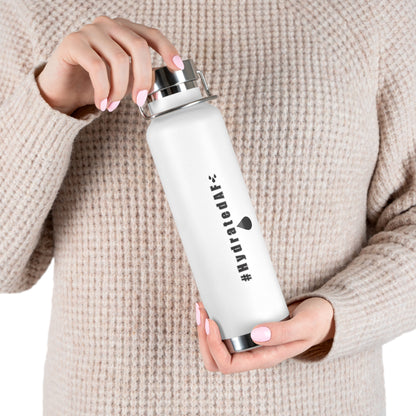 The Bean Lux™ #HydratedAF Custom Copper Vacuum Insulated Water Bottle 22oz, Outdoor Water Bottle, Your Initials