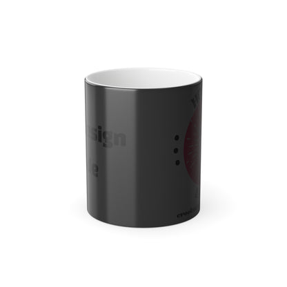 TikTok Inspired Hot Girl Baddie, Customized Color Morphing Mug, Unique Personalized Gift For a Baddie