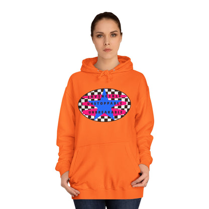 Unisex Hoodie, Retro Rebel Streetwear - Invincible Unstoppable Unbreakable 7 Colors