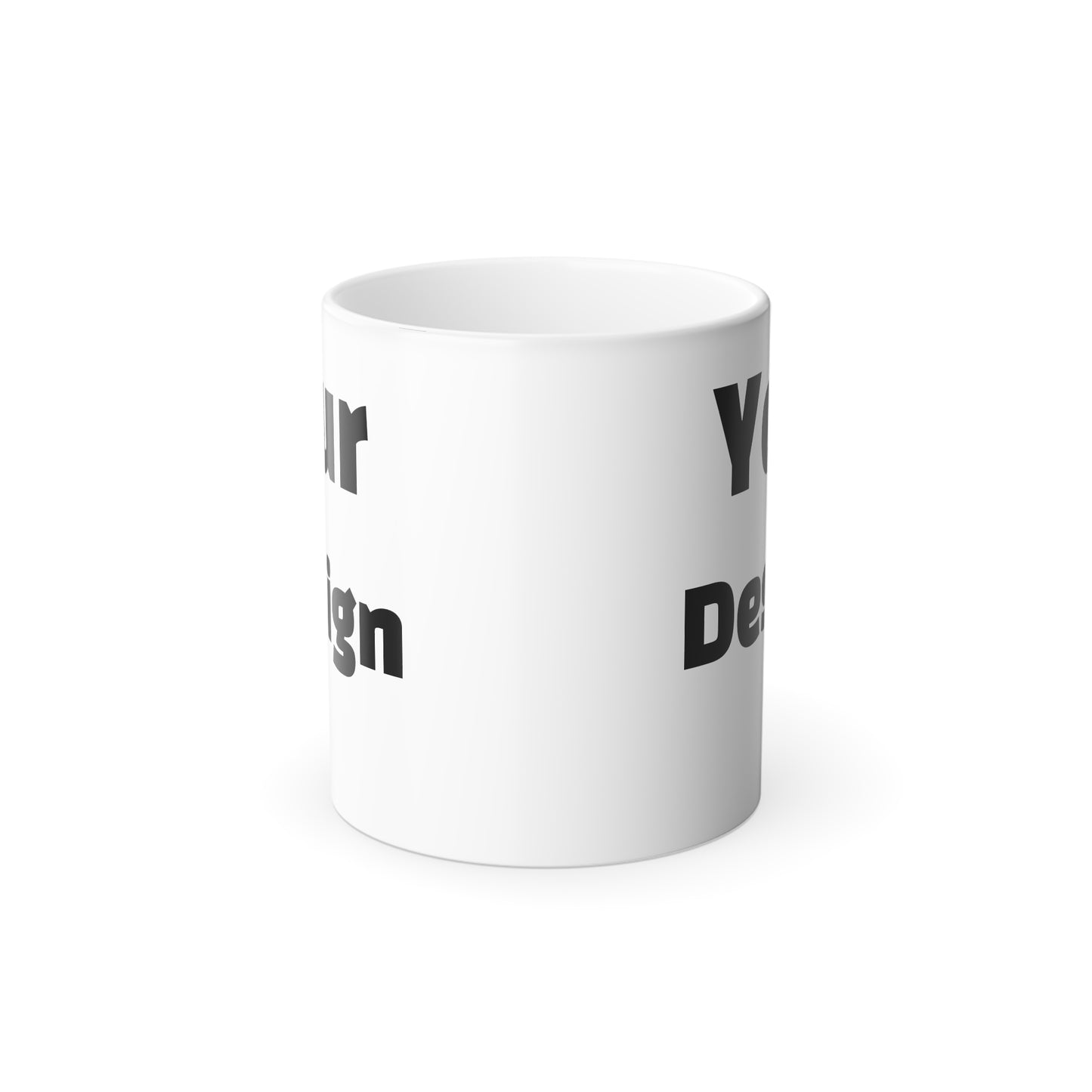 Hidden Message Mug, Color Morphing Heat Activated - Personalized Design