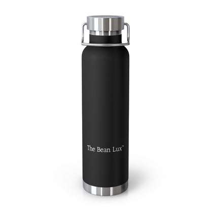 The Bean Lux™ Premium Water Bottle, Copper Vacuum Insulated 22oz - Stylish + Functional, 3 Colors
