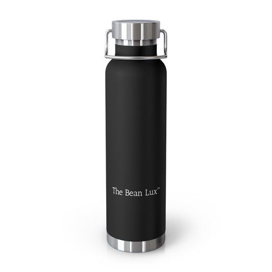 The Bean Lux™ Premium Water Bottle, Copper Vacuum Insulated 22oz - Stylish + Functional, 3 Colors