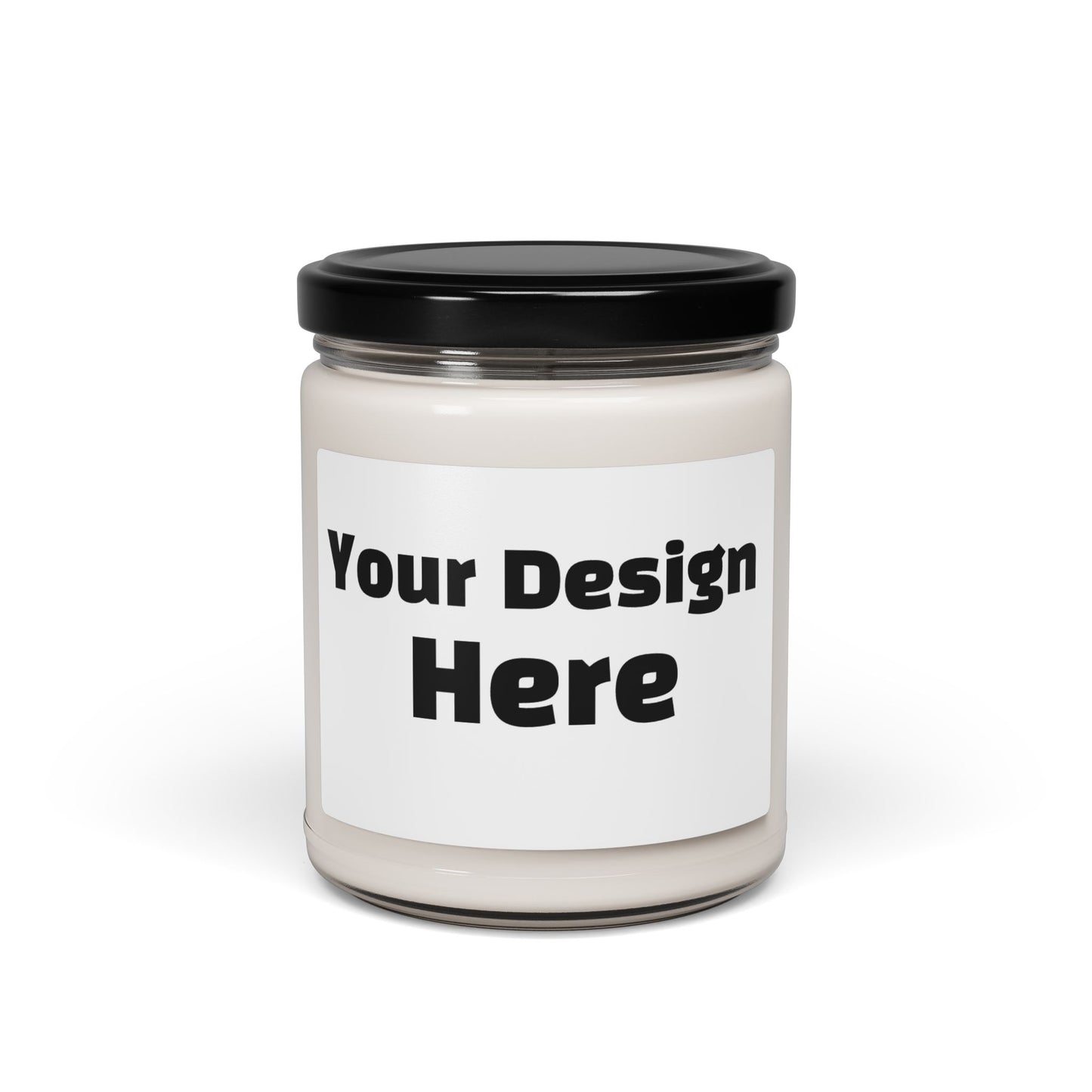 Personalized White Soy Candle, 9oz