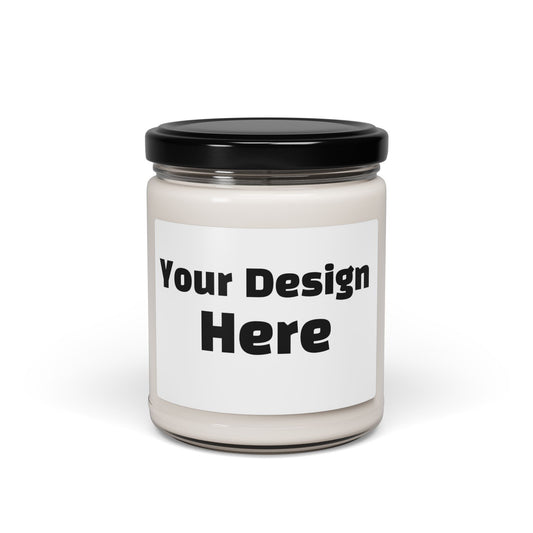 Personalized White Soy Candle, 9oz