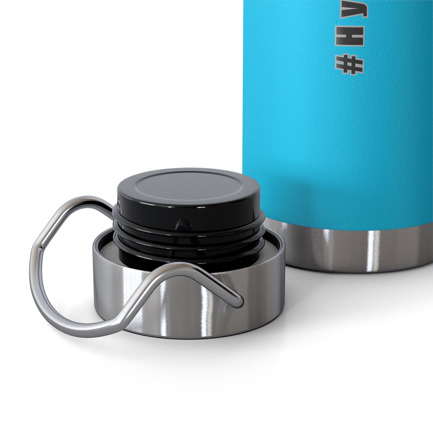 The Bean Lux™ #HydratedAF Custom Copper Vacuum Insulated Water Bottle 22oz, Outdoor Water Bottle, Your Initials