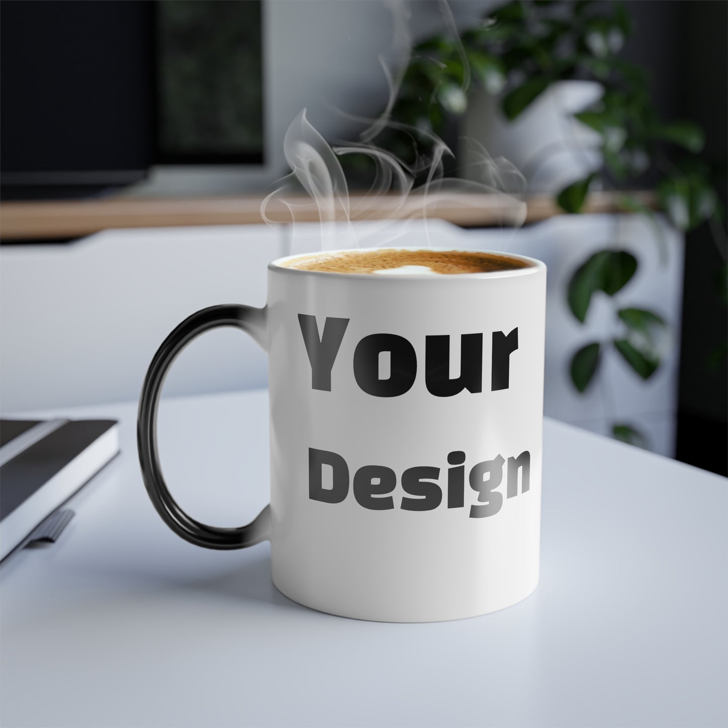 Hidden Message Mug, Color Morphing Heat Activated - Personalized Design