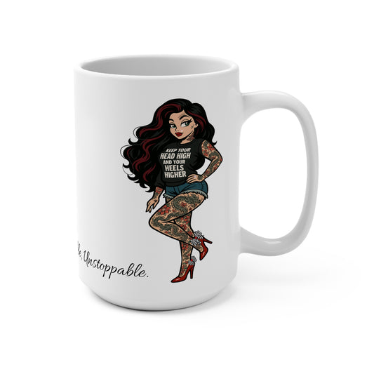 Women's Tattooed & Unbothered Bundle – Cropped Hoodie + Mug