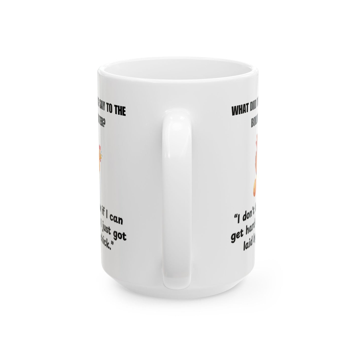 Funny Ceramic Mug, 18+, Laying Eggs