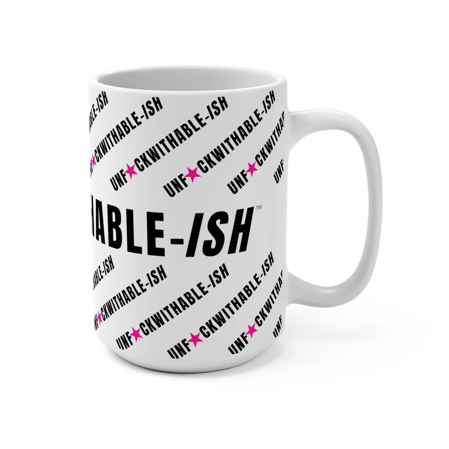 UNF★CKWITHABLE-ISH Streetwear Style Glossy Mug