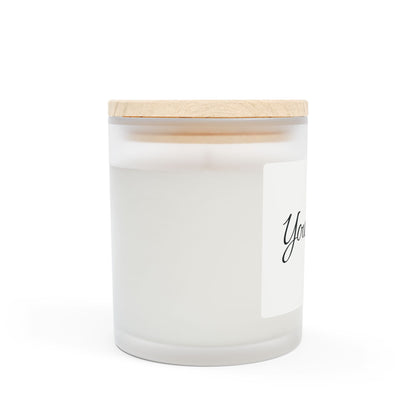 The Bean Grind™ Custom Frosted Glass Scented Candle, 9 Scent