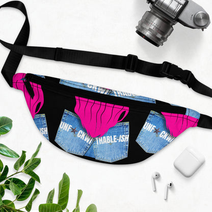 UNF★CKWITHABLE-ISH Fanny Pack – Hot Pink Hair, Black Signature Savage Edition