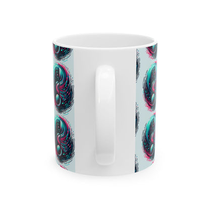 Keramiktasse mit TikTok-Motiv