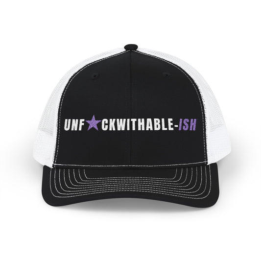 Unf*ckwithable-ish Embroidered Trucker Cap