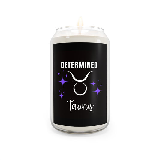 Astrology Scented Candle - Determined Taurus - 13.75oz