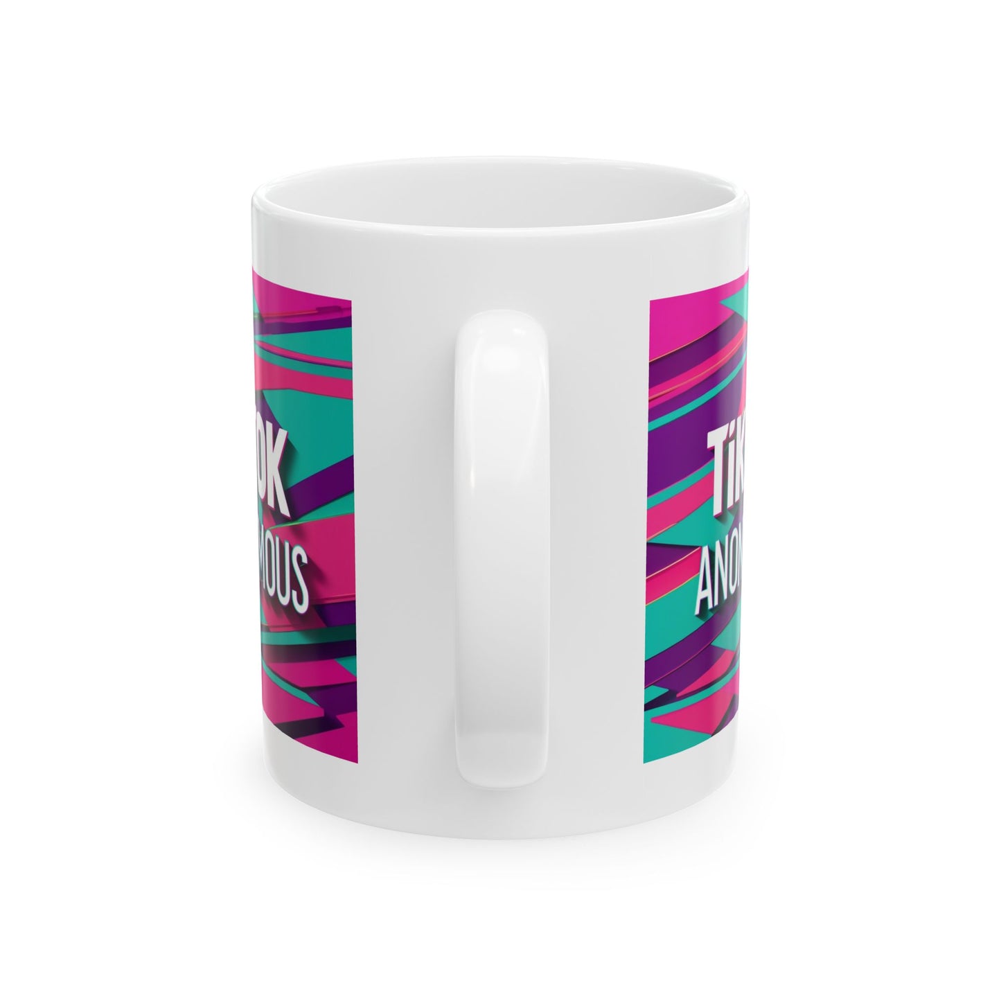 Keramiktasse mit TikTok-Motiv