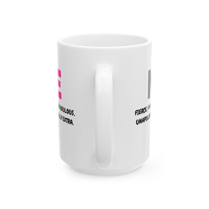 Inspirational Ceramic Mug, Boss Chick