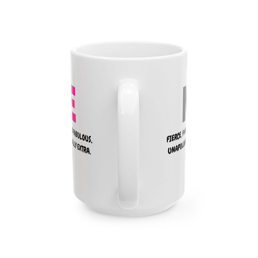 Inspirational Ceramic Mug, Boss Chick