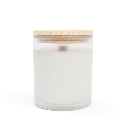 The Bean Grind™ Custom Frosted Glass Scented Candle, 9 Scent