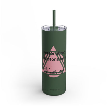 The Bean Lux™ Personalized Premium Tumbler 20oz, Milestone-Sobriety
