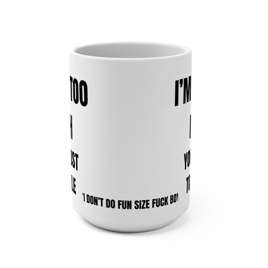 Bold Humor Mug - Perfect Gift for Friends, Coffee Lovers, Funny Office Decor, Birthday Present, Quirky Kitchenware Printify