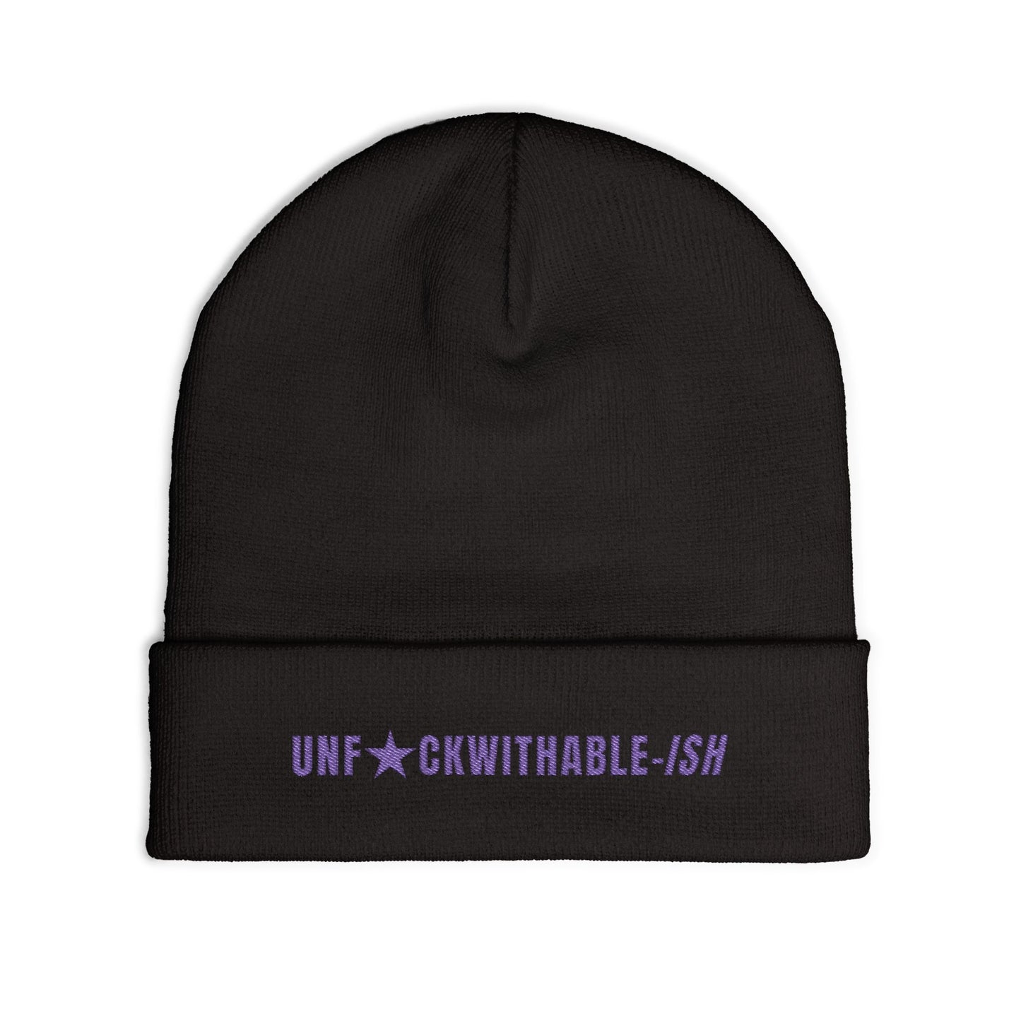 UNF★CKWITHABLE-ISH Embroidered Beanie