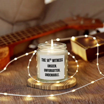 The 14th Witness, Soy Candle, "Truth Teller." Printify
