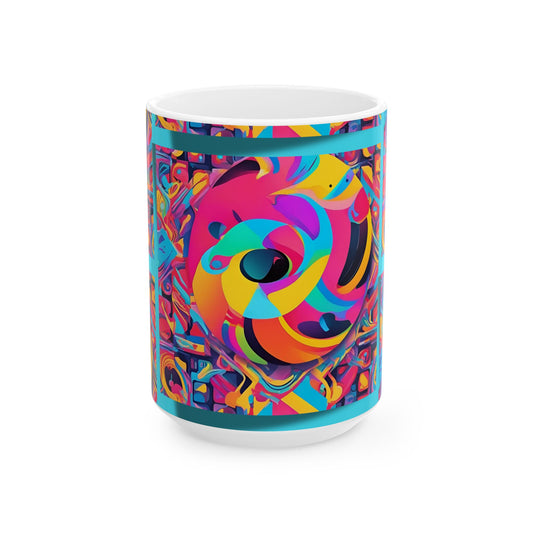 Keramiktasse mit TikTok-Motiv
