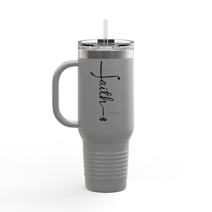 The Bean Lux™ Premium Insulated Travel Mug 40oz, "Faith"- 5 Colors