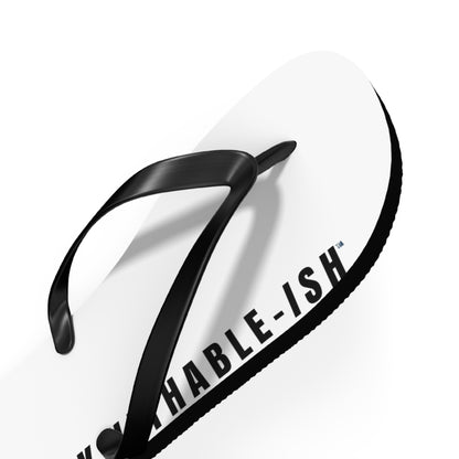 UNF★CKWITHABLE-ISH™ Flip Flops Black/Black Gradient Star