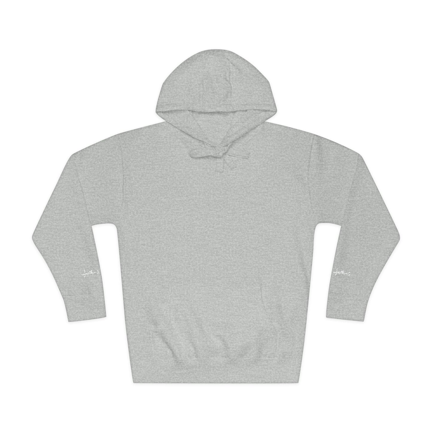 Minimalist Unisex Fleece Hoodie -Faith Printify