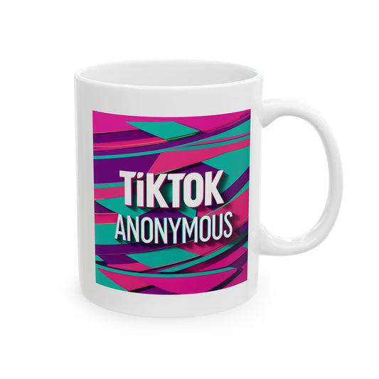 Keramiktasse mit TikTok-Motiv