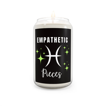 Empathetic Pieces Scented Candle - 13.75oz - Calm & Zen Aromatherapy for Pisces
