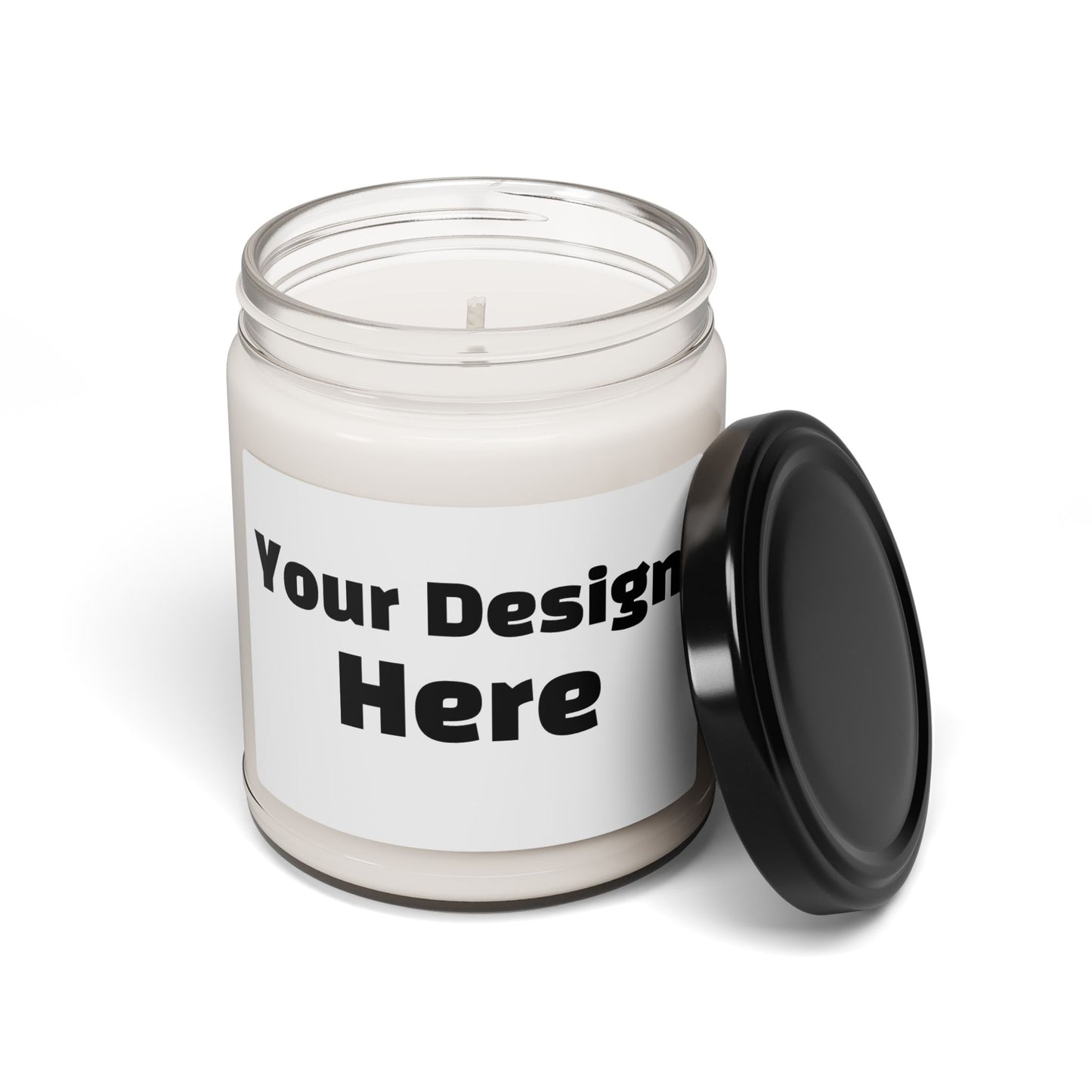 Personalized White Soy Candle, 9oz