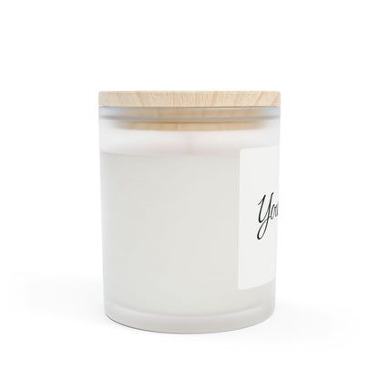 The Bean Grind Custom Scented Candle, Frosted Glass