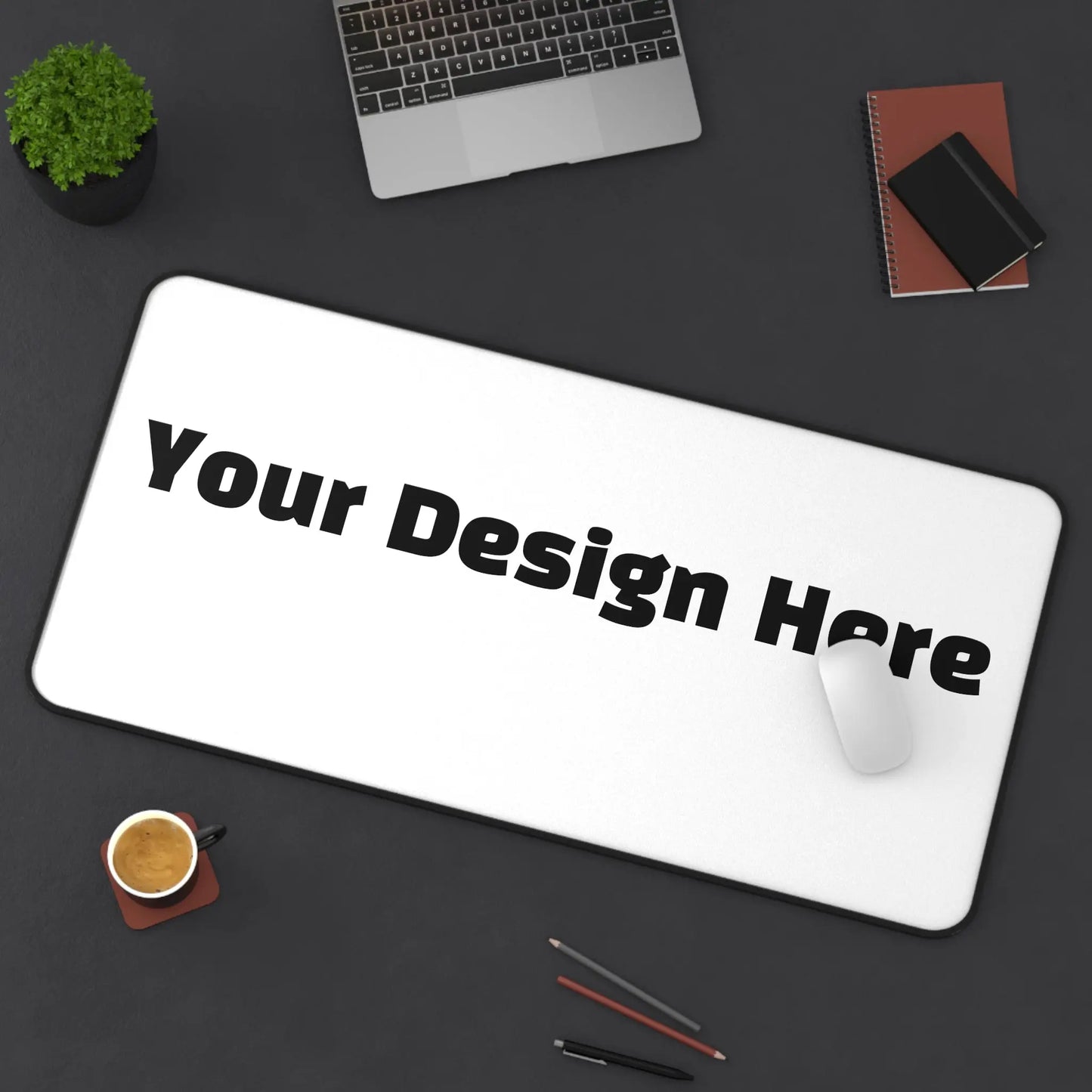 The Bean Grind™ Custom Desk Mat, 3 Sizes Printify