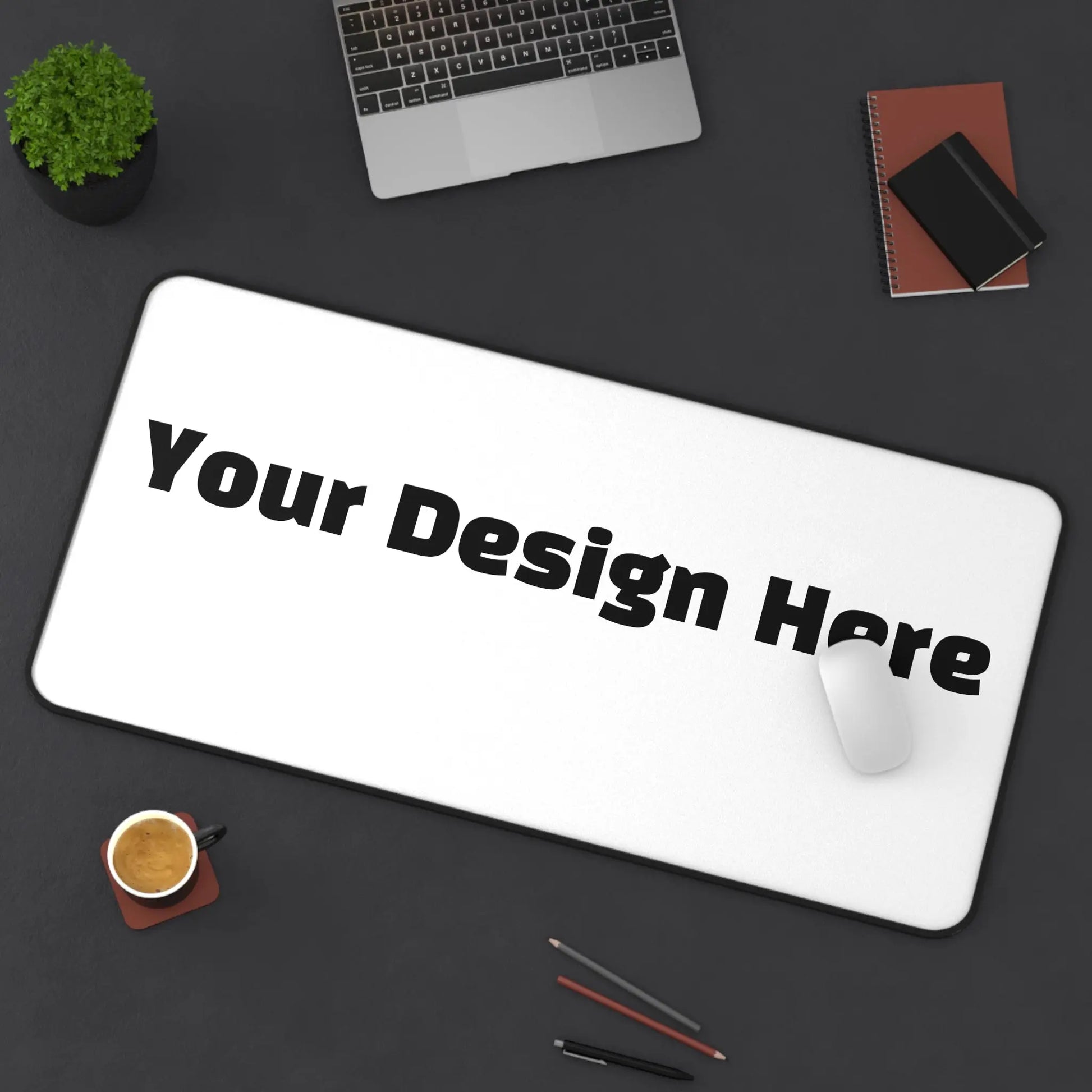 The Bean Grind™ Custom Desk Mat, 3 Sizes Printify