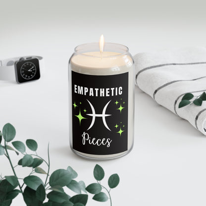 Empathetic Pieces Scented Candle - 13.75oz - Calm & Zen Aromatherapy for Pisces