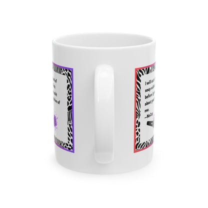 Funny Ceramic Mug, Don't Care