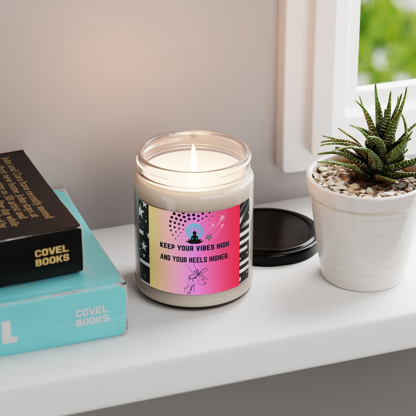 The Bean Grind™ Inspirational Scented Soy Candle, Badass Chic Vibes